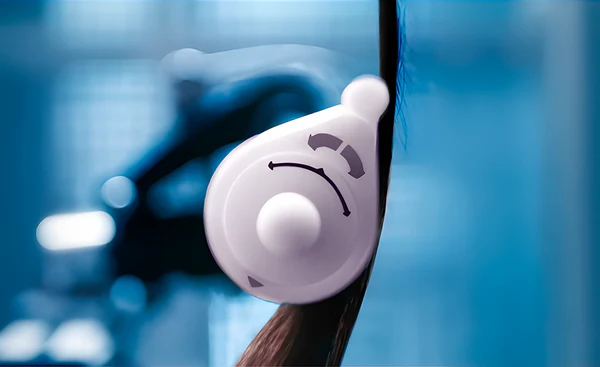 The Coanda effect — airflow curving around the barrel to wrap hair automatically